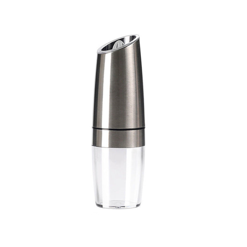 Electric Gravity Salt & Pepper Grinder – Adjustable Coarseness, One-Handed Operation