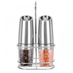 Electric Gravity Salt & Pepper Grinder – Adjustable Coarseness, One-Handed Operation