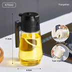 PureMist 2-in-1 Glass Oil Mister: The Ultimate 470ml Kitchen Tool for Healthy Air Frying