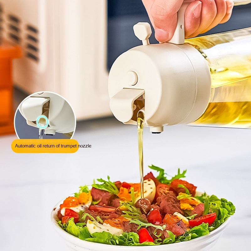 PureMist 2-in-1 Glass Oil Mister: The Ultimate 470ml Kitchen Tool for Healthy Air Frying