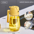 PureMist 2-in-1 Glass Oil Mister: The Ultimate 470ml Kitchen Tool for Healthy Air Frying