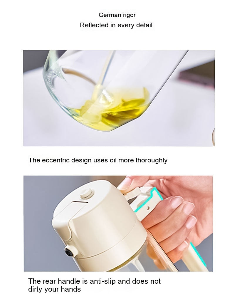 PureMist 2-in-1 Glass Oil Mister: The Ultimate 470ml Kitchen Tool for Healthy Air Frying