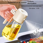 PureMist 2-in-1 Glass Oil Mister: The Ultimate 470ml Kitchen Tool for Healthy Air Frying