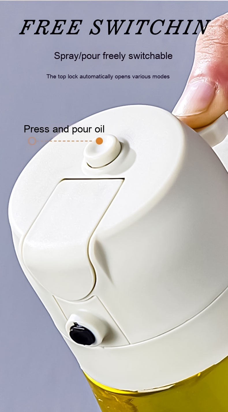 PureMist 2-in-1 Glass Oil Mister: The Ultimate 470ml Kitchen Tool for Healthy Air Frying